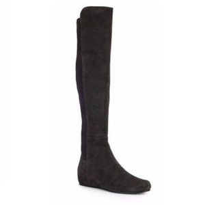 Stuart Weitzman Black Suede OTK Lander Boots